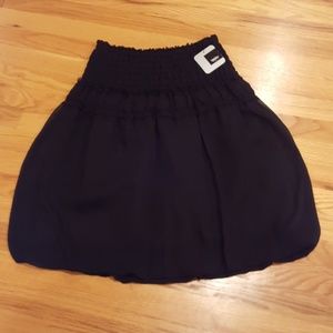 Black Bubble Party Skirt